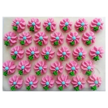 Přisada na vaření a pečení Cukrové květy růžové na platíčku 30ks - Fagos (cs, Fagos)