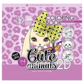 Antistresové omalovánky Kolorowanka antystresowa 200x200 Cute animals 3