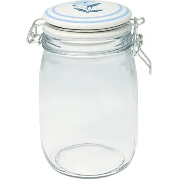 Dóza na potraviny Skleněná dóza Laerke White