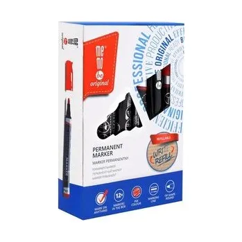 Set školních potřeb Marker permanentny czerwony (12szt) MemoBe