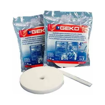 Těsnění do okna a dveří GEKO Těsnění do oken bílé 30x6mm/ 4m