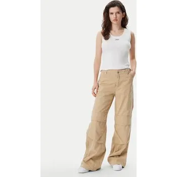 Tommy Jeans Top DW0DW21369 Bílá Slim Fit XL