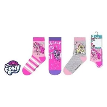 SADA 3 KS PONOŽKY MY LITTLE PONY - velikost 23-26