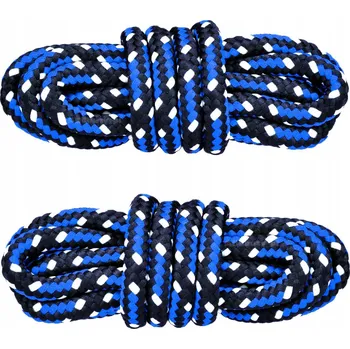 Tkaničky do bot ČERNÉ + MODRÉ Tkaničky do Bot Outdoor Adidas Tkaničky 90 cm