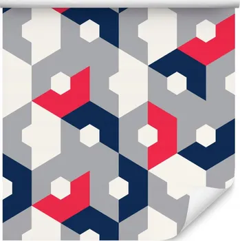 Tapeta Tapeta geometrická - šestiúhelníky /483689734