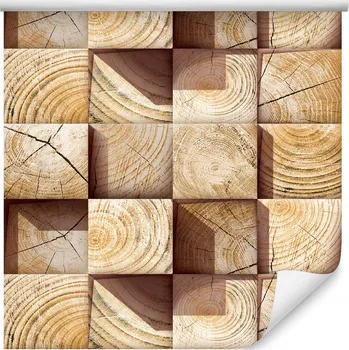 Tapeta Tapeta dřevo mozaika /1468857803