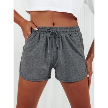 Dámské kraťasy Tmavě šedé teplákové šortky GO SPORT SY0415 Velikost: XL