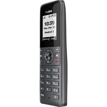 Stolní telefon Yealink W71P DECT základová stanice a ručka, 1,8" černobílý disp., až 10 ruček