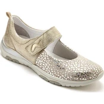 Kožené pružné polobotky béžová 36