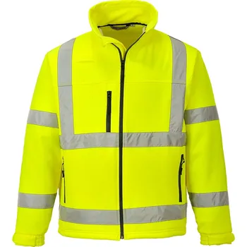 PORTWEST Softshelová bunda Hi-Vis Classic (3L) výprodej Velikost: XL, Barva: žlutá