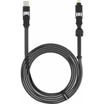 Elektrická zásuvka Rolling Square inCharge XL Cable 3m Black