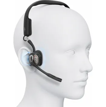 Sluchátka SHOKZ C610-AA-BK sluchátka / náhlavní souprava Sluchátka s mikrofonem Bezdrátový Za ucho Kancelář / call centrum USB Typ-A Bluetooth Černá