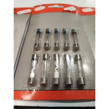 Autopojistky BB Sada pojistek skleněných 6,3x32mm 5-25A 10ks