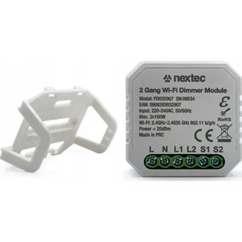 vypínač WiFi OVLADAČ TUYA SMART 2 TLAČÍTKA ZAP/VYP STMÍVAČ