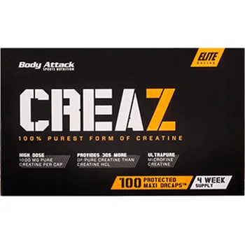 Kreatin Kreatin kapsle bez příchuti Body Attack 163 g