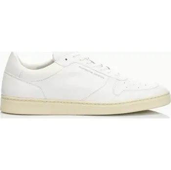 Pánská treková obuv PORSCHE DESIGN Gumsole Sneaker Obuv teniska volnočasová bílá (Stylové tenisky vyrobené z hladké kůže. Moderní sportovní obuv s lehkou gumovou podrážkou. Vyrobeno v Itálii.)