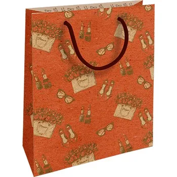 Dárková taška Dárková taška kraft střední Mladá dáma