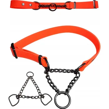 Obojek pro psa POLOZATAHOVACÍ OBOJEK MARTINGALE PRO VELKÉHO PSA VODĚODOLNÝ BIOTHANE HEXA XL