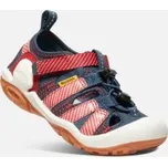 KEEN KNOTCH CREEK JR navy/stripes US 4 / EU 36,0 / UK 3 / 22,5 cm; Modrá sandály + DÁREK DLE VÝBĚRU!