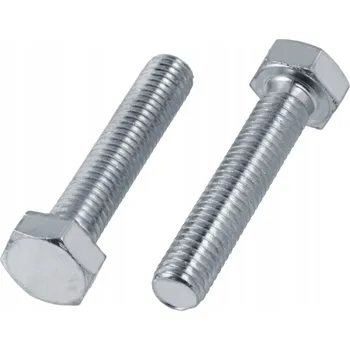 Šroub Šroub šestihranný M6x50 Třída 8.8 Pozink DIN 933 ISO 4017 - 50 Ks