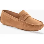 Kožené mokasíny béžová 37