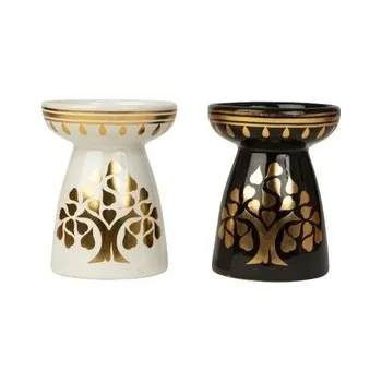 Aroma lampa Aromalampa černá+bílá se stromem