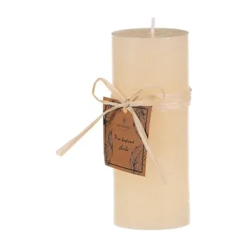 Svíčka Svíčka, tvar válec - bez vůně, parafín, barva krémová.
