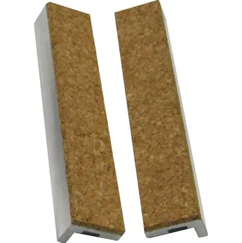 Svěrák YORK - vložky do čelistí ke svěráku 125mm (2 ks) - korek