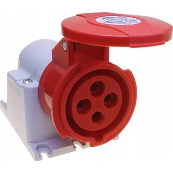 Elektrická zásuvka XL-Tools nástěnná Elektrická Zásuvka červená