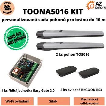 TOONA5016 KIT - personalizovaná sada průmyslových pohonů pro křídlovou bránu do 10 m