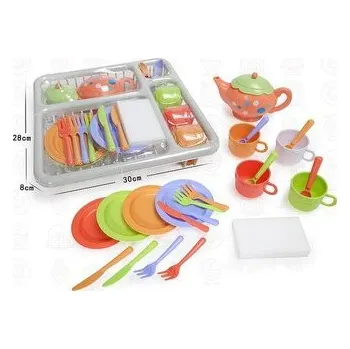 Dětská kuchyňka Zestaw do herbaty z suszarką do naczyń