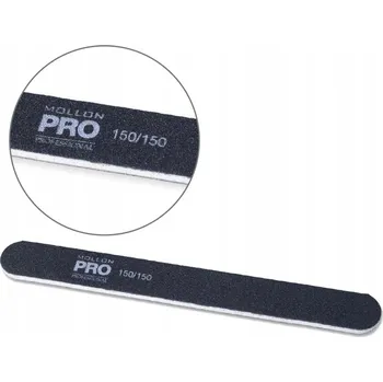 Profesionální pilník na nehty - rovný, zrnitost 150/150 - Mollon