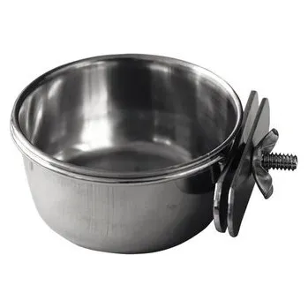 Pro ptáka Nobby nerezová miska k zavěšení do klece 15cm 850ml (cs, Nobby)