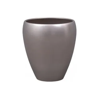 Obal na květináč Obal na květník LUNA ORCHID METALIKA keramický mat d14x16cm