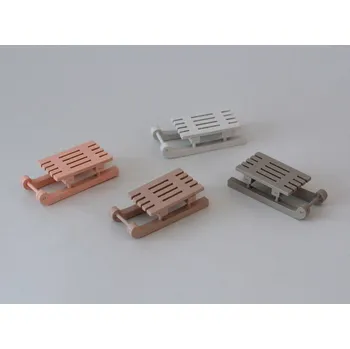 Dřevěná dekorace - Sáňky malé ŠEDÉ