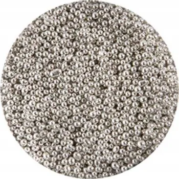 Perličky na nehty Niko K3348 stříbrné