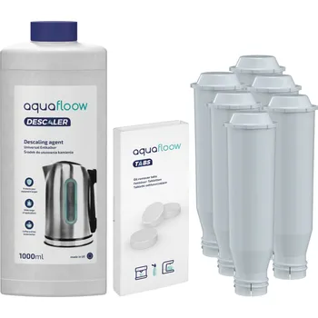 Filtr do kávovaru AquaFloow pro kávovary Nivona: 6x vodní filtr + odvápňovač + tablety