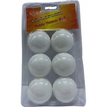 Pingpongový míček Míčky na Stolní Tenis Ping Pong 6 KS Bílé