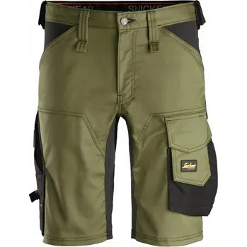 Pracovní obuv Kraťasy SNICKERS Stretch AllroundWork 6143 olivové barvy 50