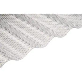 Polykarbonátová deska PC VLNA WABE STRUKTURA 2,8mm ČIRÁ 76/18 mm formát 1045 x 2000 mm