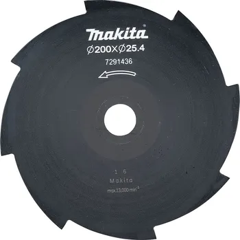 Křovinořez MAKITA 191Y44-2 Vyžínací nůž 8 zubů 200 x 25,4 mm pro DUR194 free_store_pickup