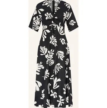 Dámské šaty Marella Dámské Šaty Se Lnem, černá / bílá, 38