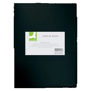 Katalogová kniha Q-Connect A4, 40 kapes, černá (cs, Q-Connect)