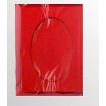 Set školních potřeb Karta passepartout + koperta czerwona 5szt