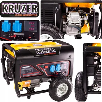 Elektrocentrála Jednofázová benzínová elektrocentrála přenosná Kruzer 2800 W