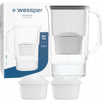 Filtrační konvice Filtrační konvice Wessper D1 SOLID FutureFlow 3,3 l černá