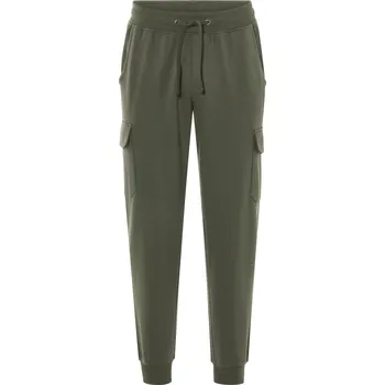 Pánské kalhoty LIVERGY® Pánské cargo tepláky (zelená, S (44/46))