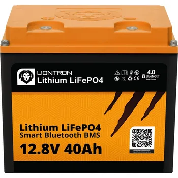 Trakční baterie LIONTRON LiFePO4 12,8V 40Ah LX smart BMS s Bluetooth LISMART1240LX