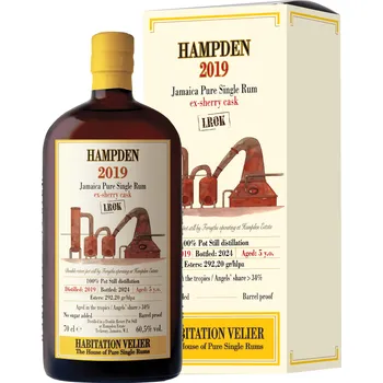 Whisky Habitation Velier Hampden 2019 LROK Ex-Sherry Cask 60,5% 0,7l
