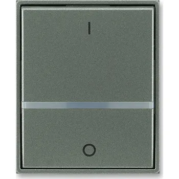 ABB Elektropraga Jablonec Kryt spínače jednoduchý s průzorem antracitová 3558E-A00655 34